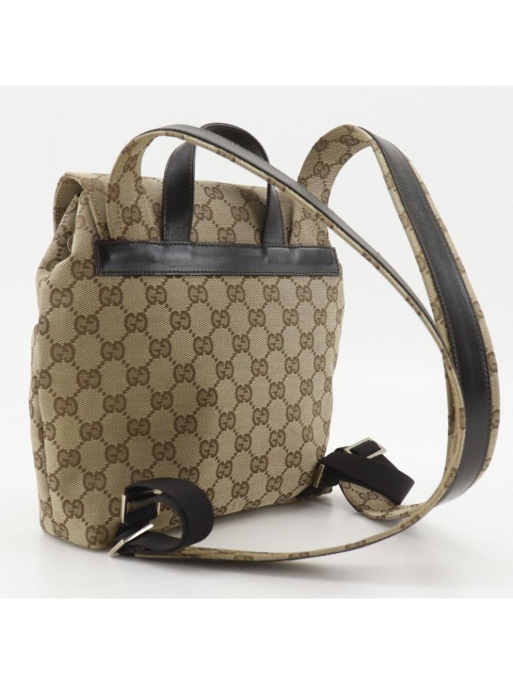 Gucci GG Canvas Brown Backpack - Picture 3 of 10